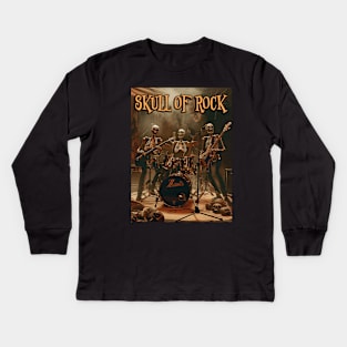 Skull of Rock Kids Long Sleeve T-Shirt